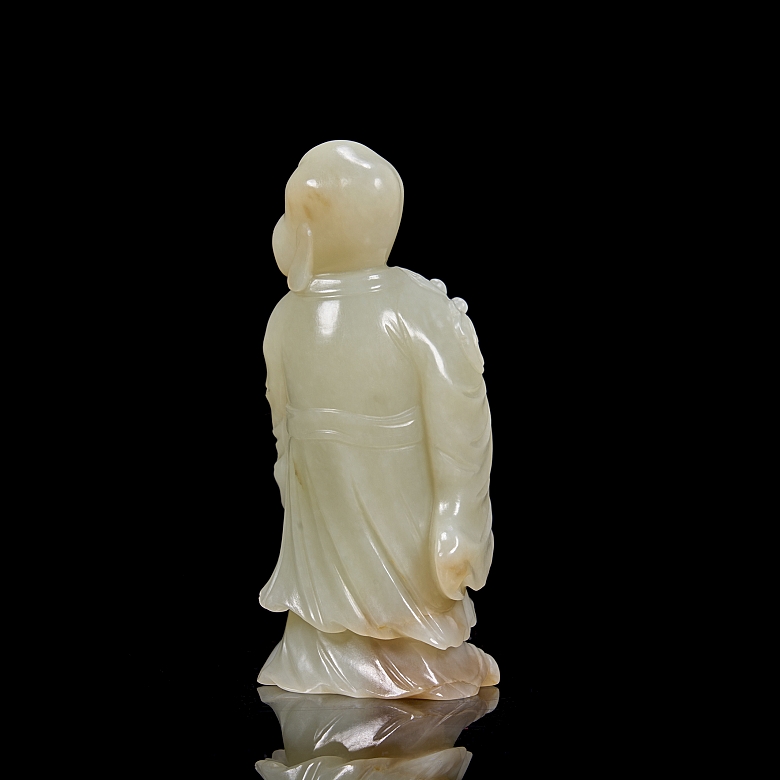 Figura en jade blanco 