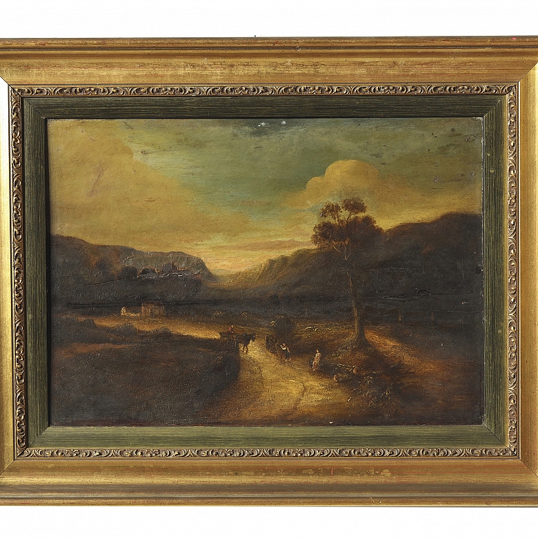 19th century Romantic School “ Road”