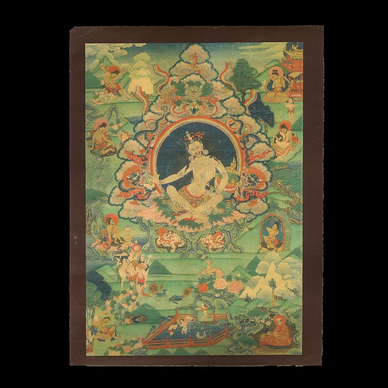 Tangka ‘Mahasiddha Nāropa’, 20th century