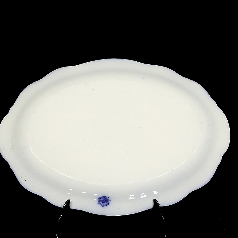 基尔英国瓷托盘，W.H. Grindley 作品。19 世纪。 - 4