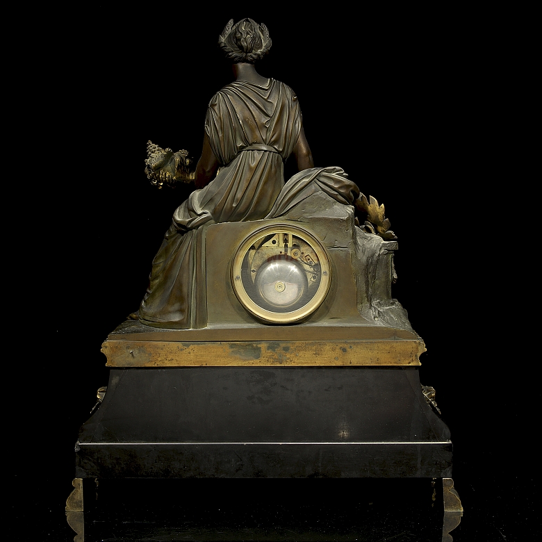 Gran reloj de sobremesa francés, s.XIX