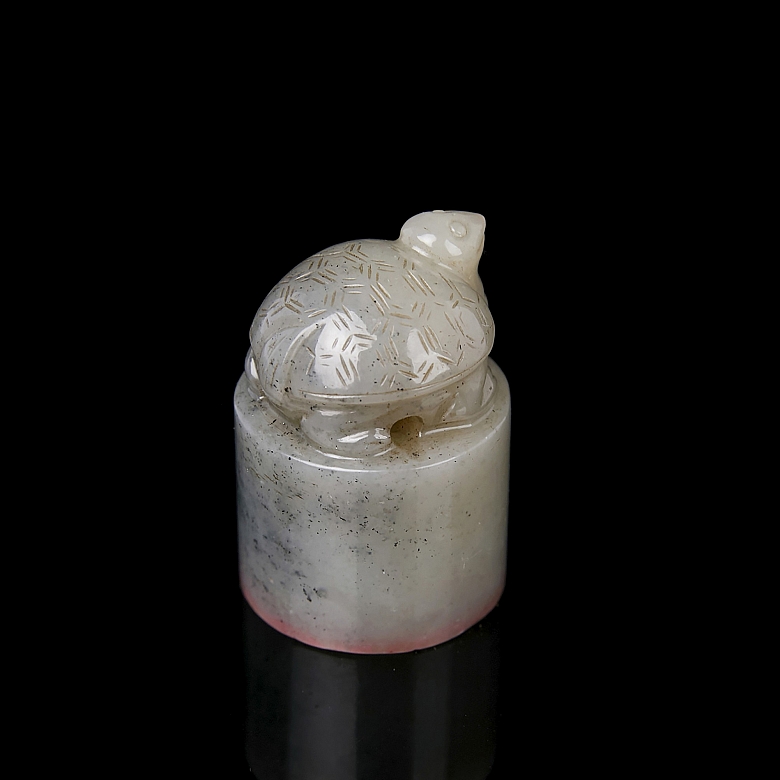 Hetian jade seal ‘Turtle’, Qing dynasty