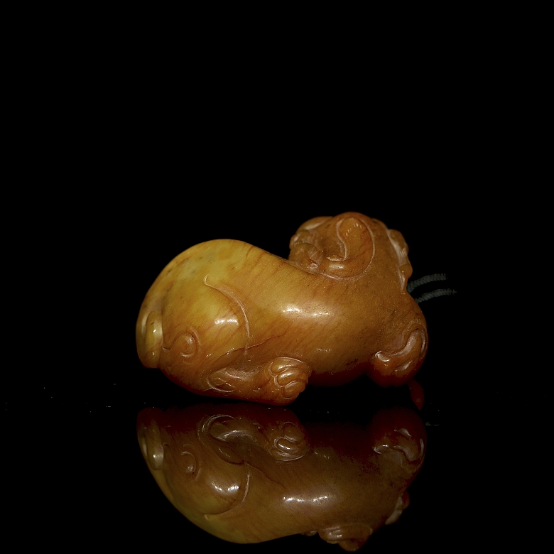 Figura de jade tallado