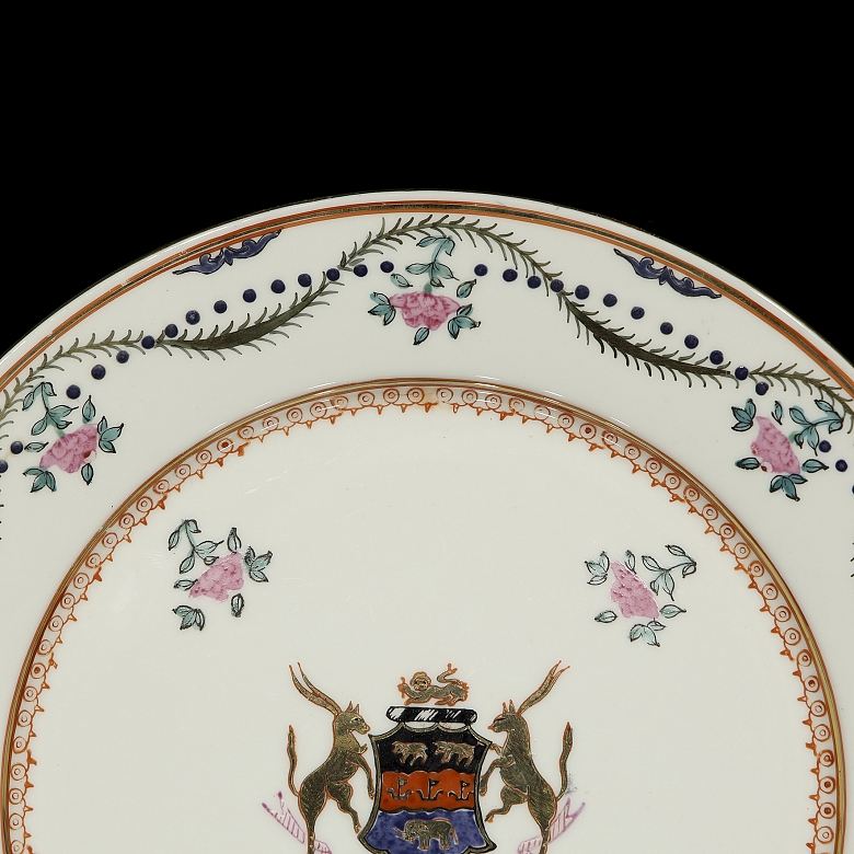 Plato de porcelana
