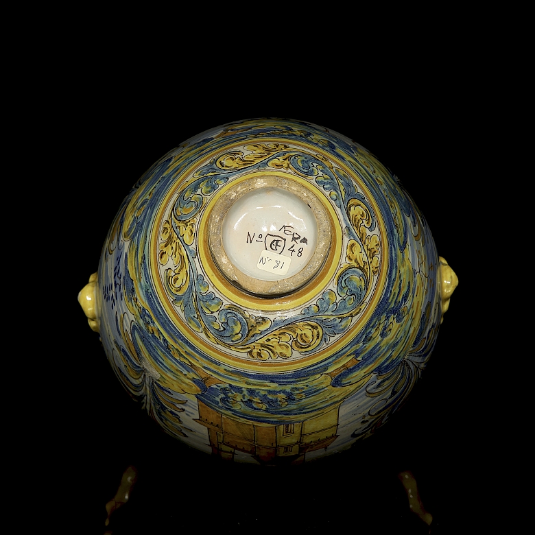 胡安·鲁伊斯·德·卢纳（1863–1945）《带女性手柄的双耳瓶》，20世纪 - 3