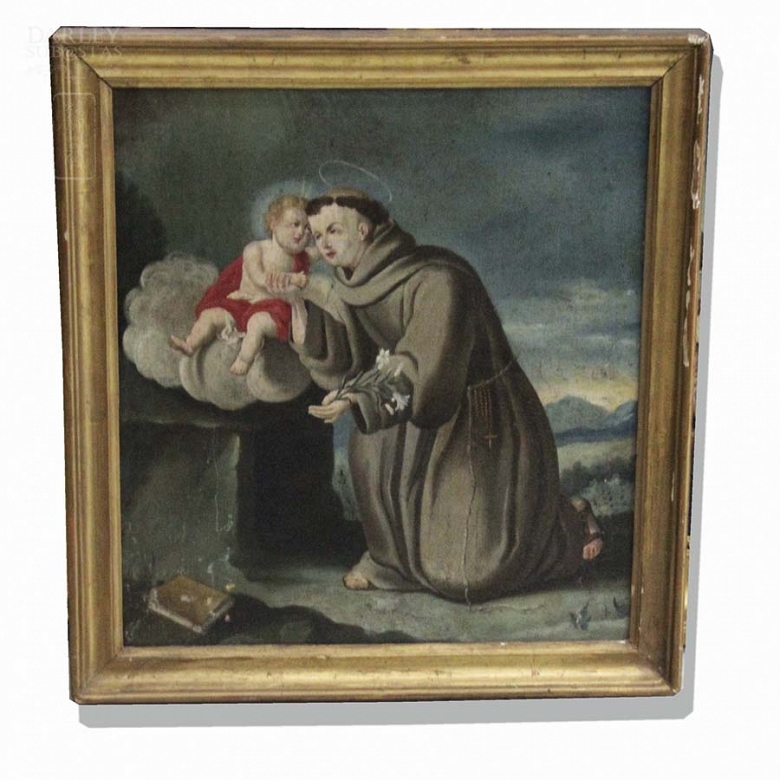 San Antonio de Padua con niño Jesús - 1