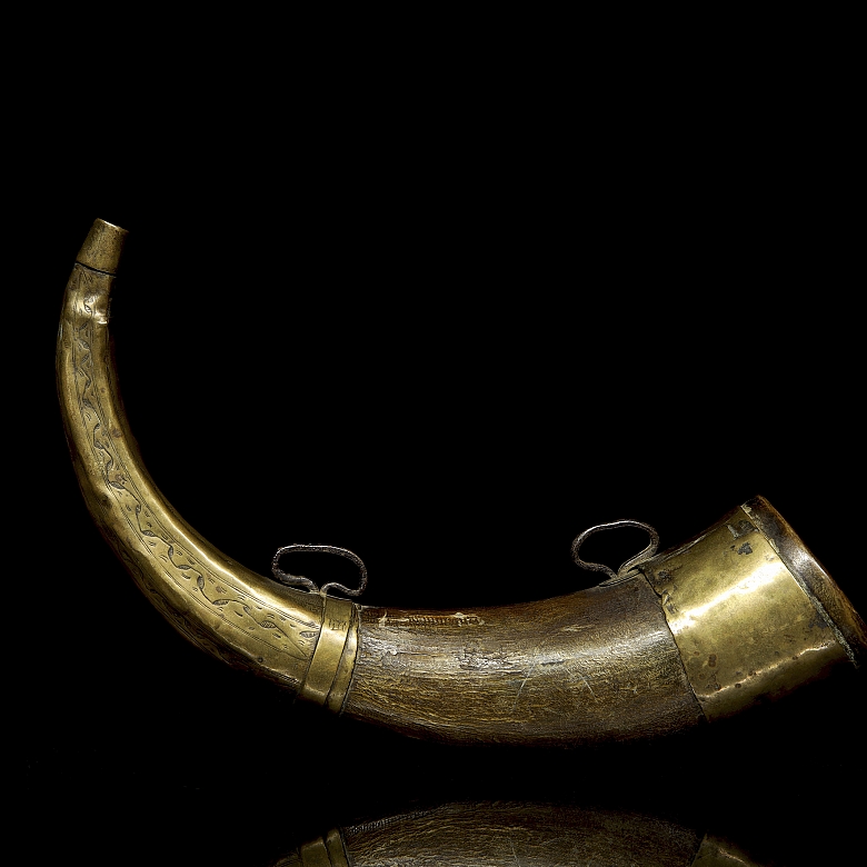 Bronze and horn tinderbox, Asia, 19th century - 6
