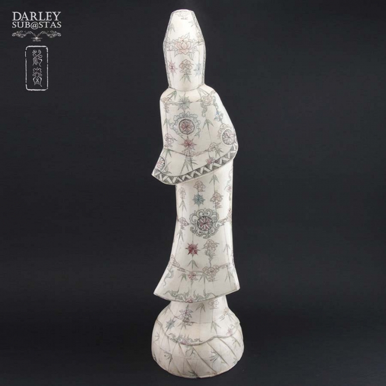 观音骨雕佛像 - 1