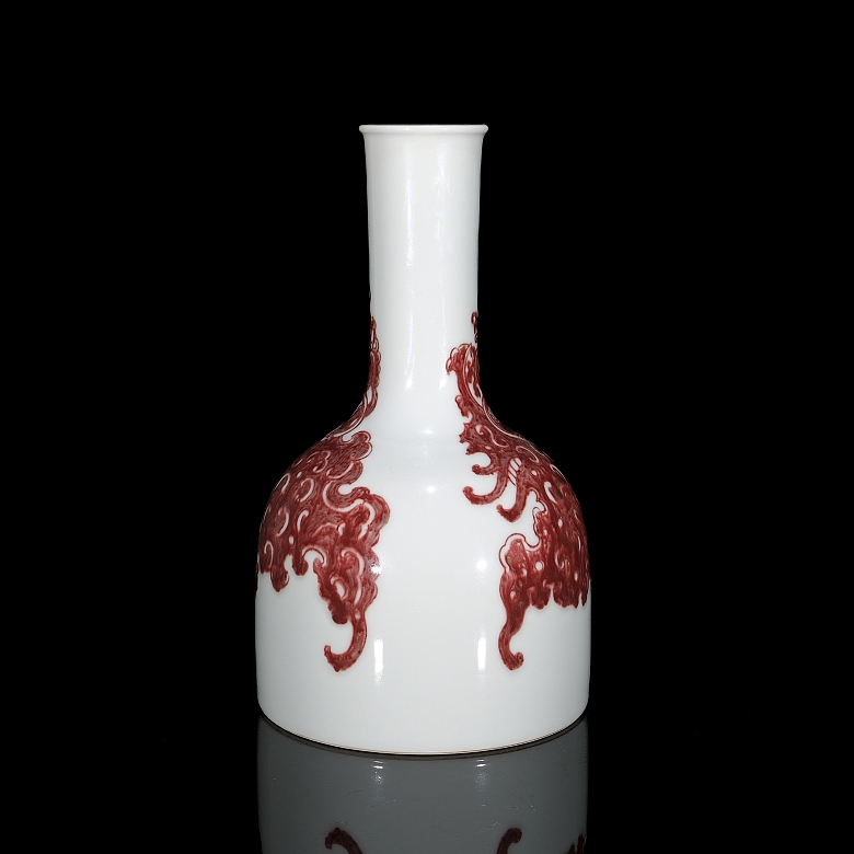 Jarrón de porcelana esmaltada 