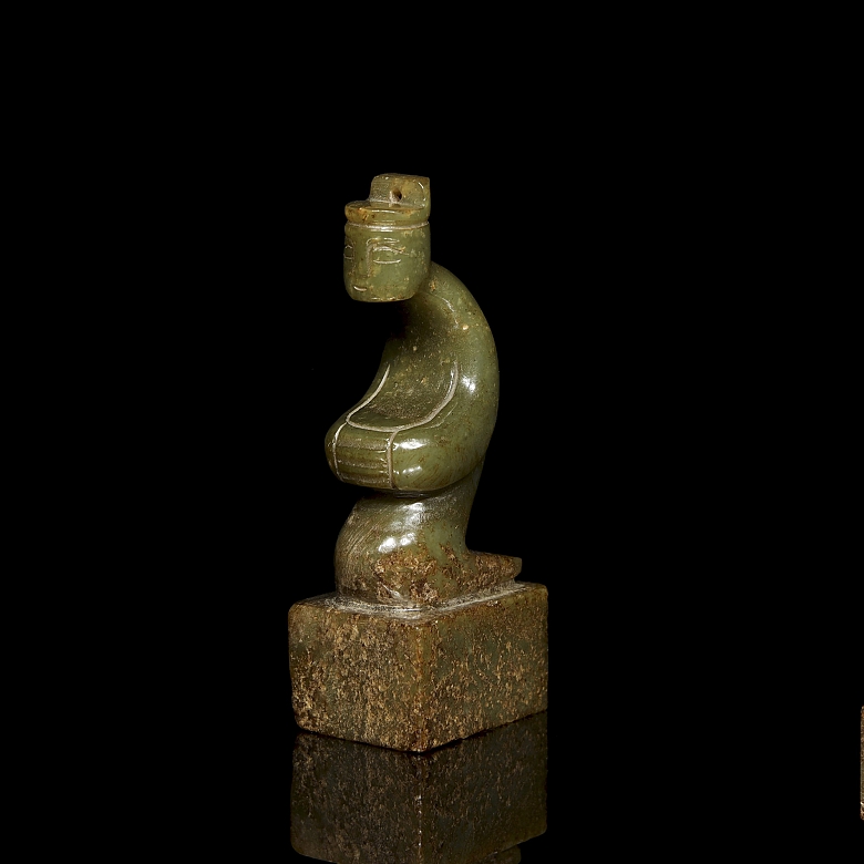 Sello de jade amarillo