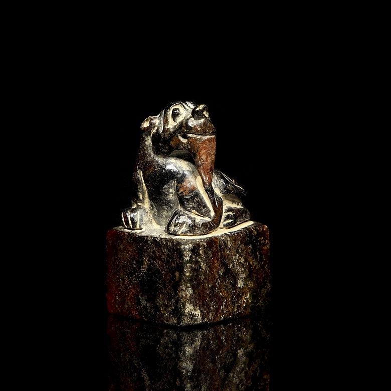 Sello de jade amarillo