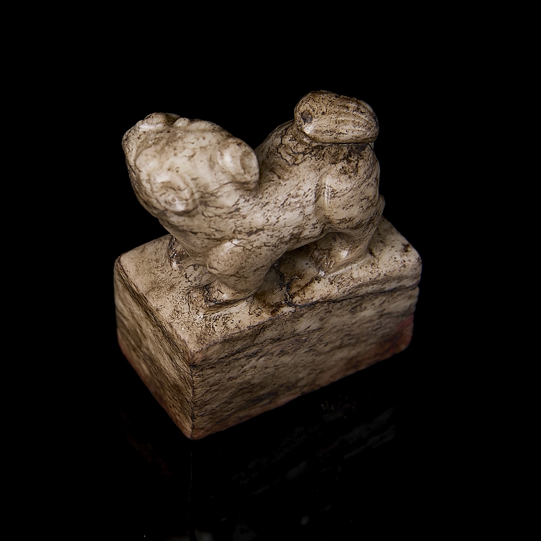 Jade seal ‘Auspicious Beast’, Ming dynasty