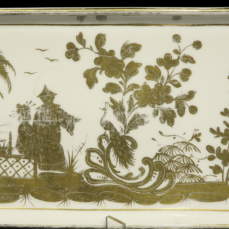 Bandeja de porcelana 