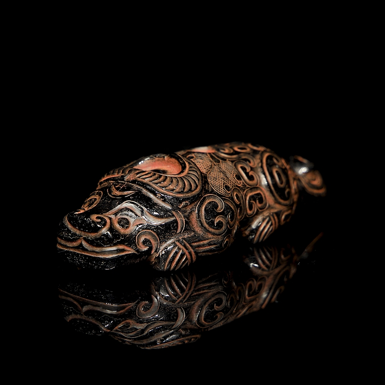 Amuleto de ágata negra