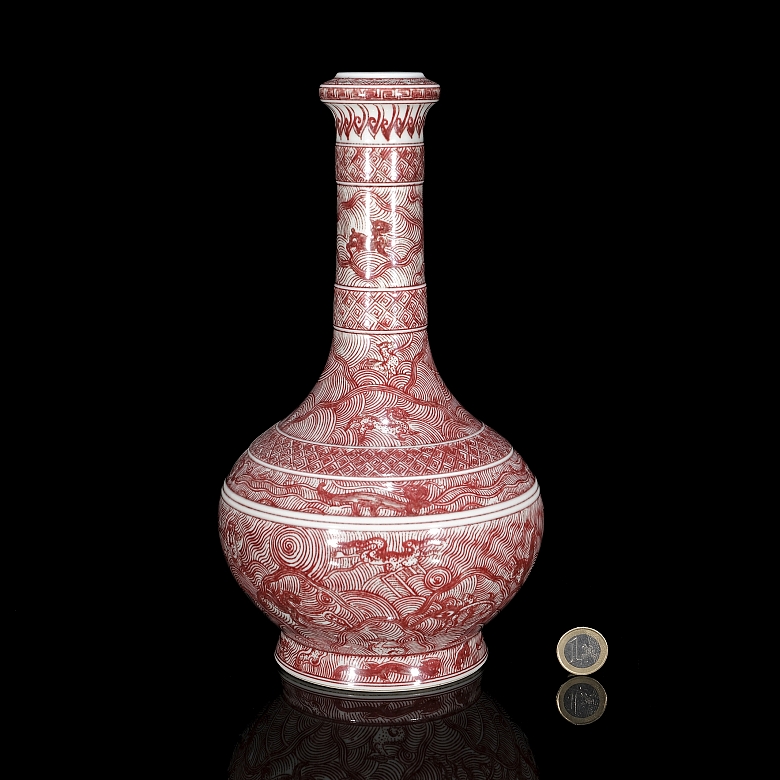 Jarrón de porcelana 
