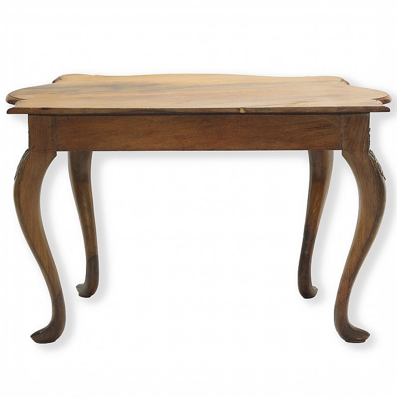 Wall console, following Chippendale models, 20th century