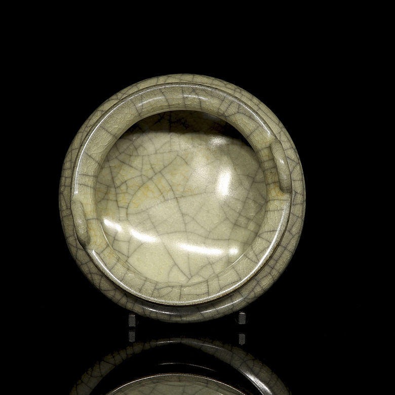 Ceramic censer “Ge yao”, Qing dynasty - 4