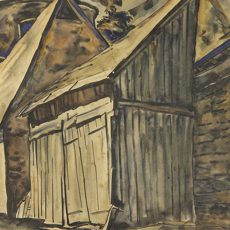 Albert Stefan Kohler (1883-1946) ‘Houses’
