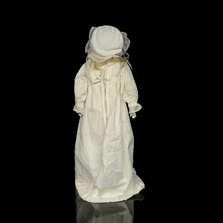 J.D. Kestner 制作的瓷娃娃，皮质躯干，德国，约1895–1905年 - 1