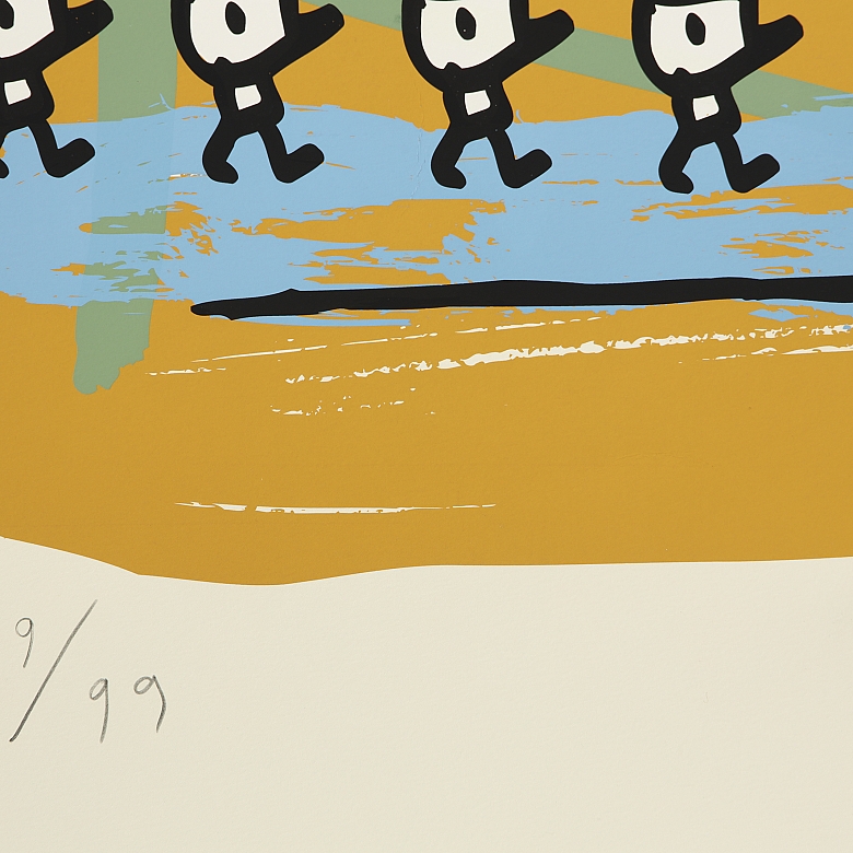 哈维尔·马里斯卡尔（Javier Mariscal，1950）《Los milkis de Piker》，2004 - 5