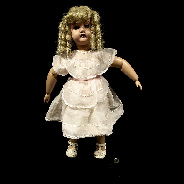 Muñeca articulada de composición, Europa, med. s.XX - 5