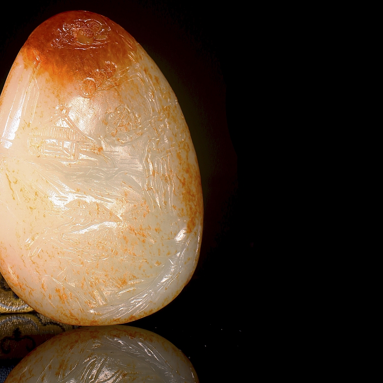 Colgante de jade blanco 