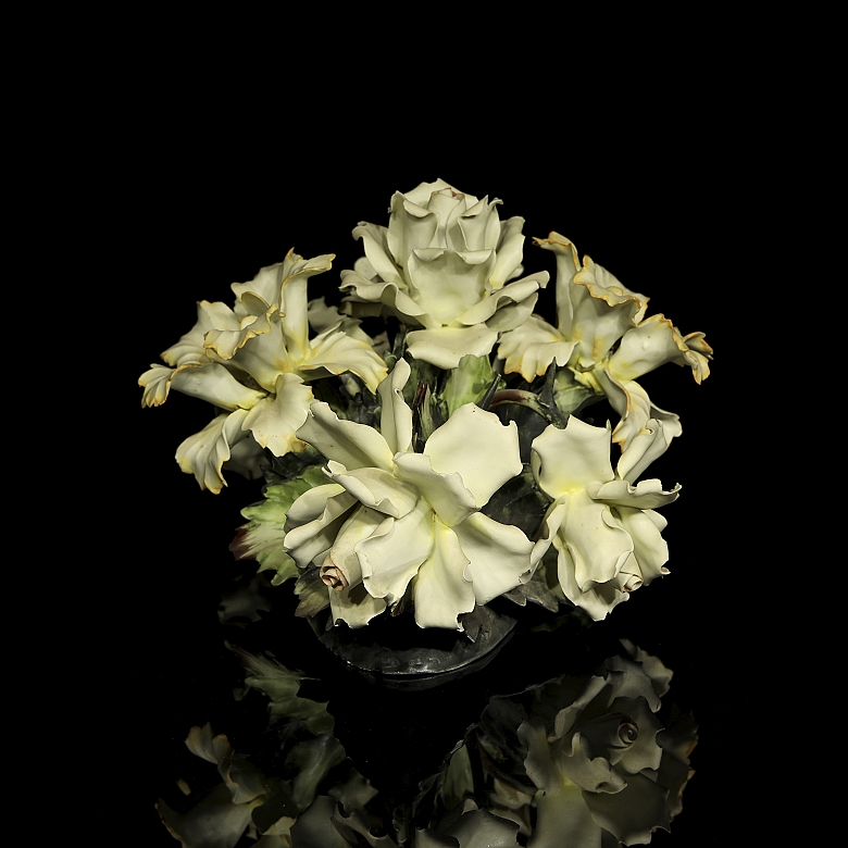 卡波迪蒙特“花卉中心装饰品”，20世纪