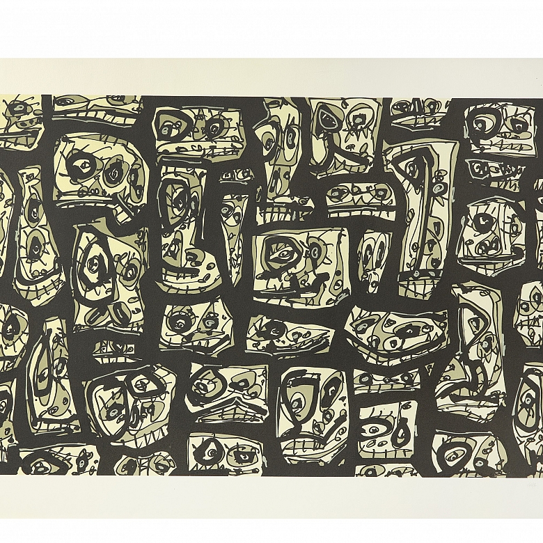 Antonio Saura (1930–1998) ‘Open Series 8 (1989)’