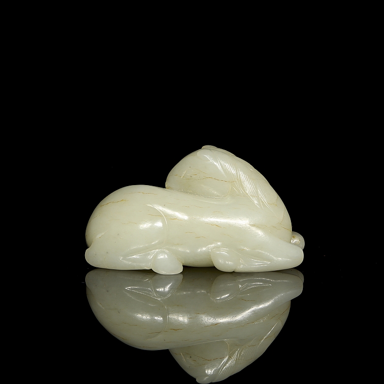 Figura de jade tallado