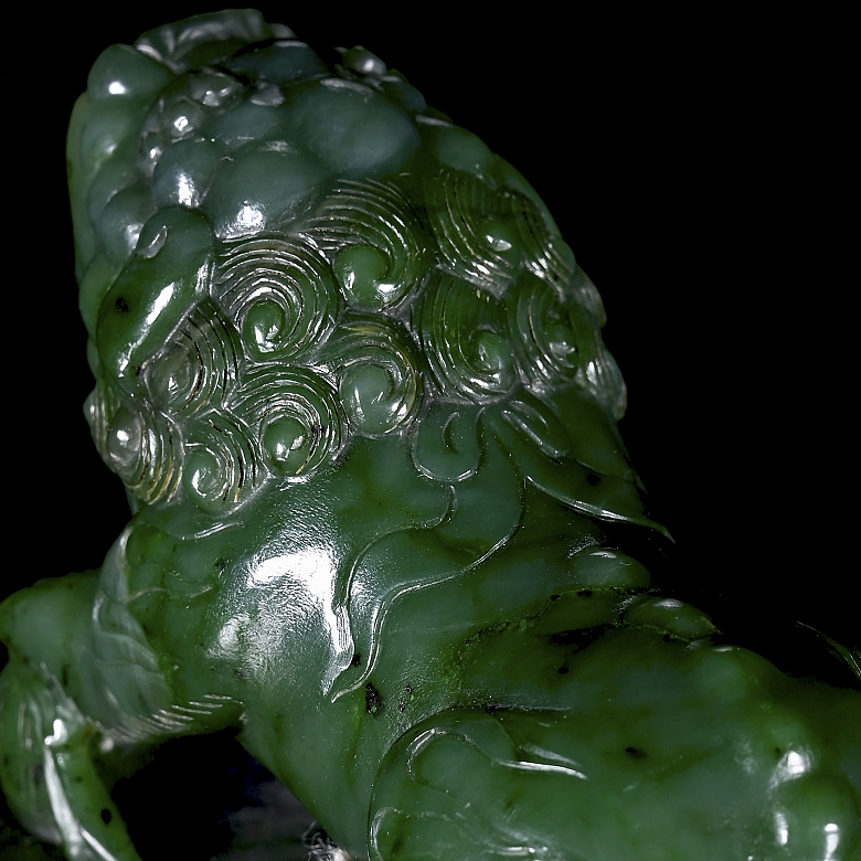 Sello de jade espinaca