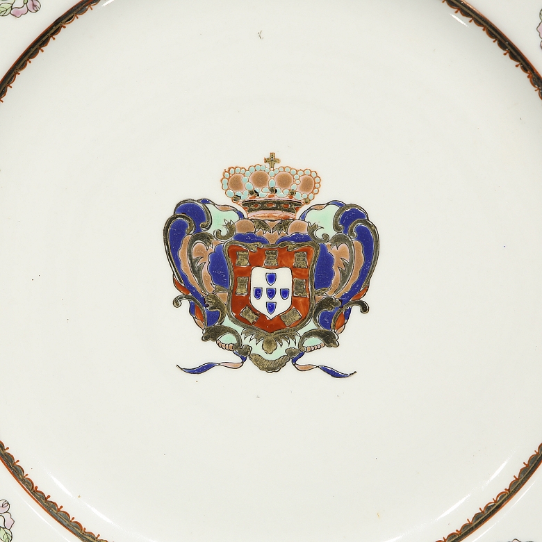 Plato de porcelana 