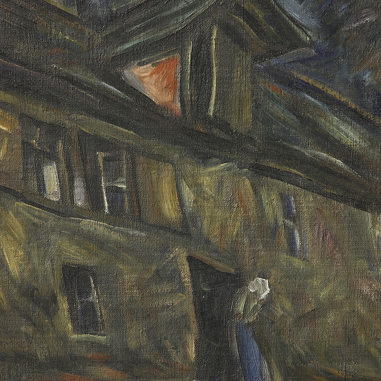 Albert Stefan Kohler (1883-1946) ‘Night Scene’, 1927
