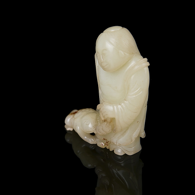 Figura de jade de Hetian 
