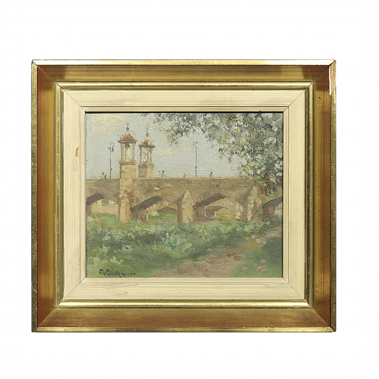 维德盖尔 F. Verdeguer（20世纪）《图里亚河河床》