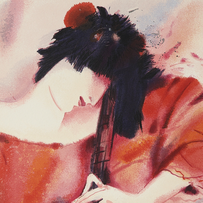 亚历山大·克莱万（1950）《年轻的大提琴家》 - 2