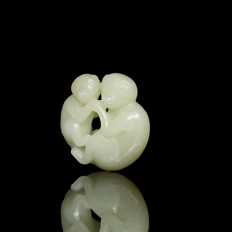 Figura de jade tallado