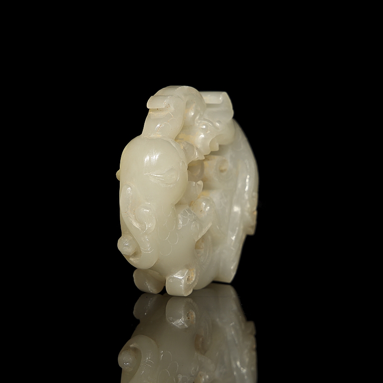 Colgante de jade blanco 