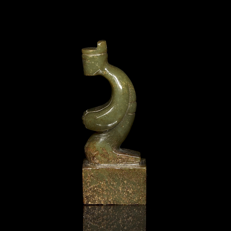 Sello de jade amarillo