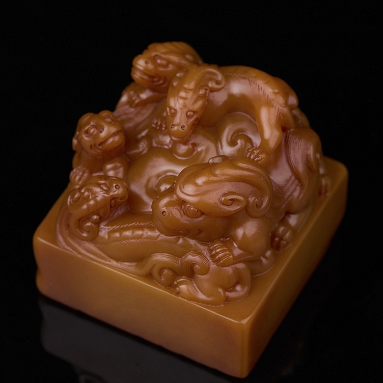 Sello de piedra Tianhuang 