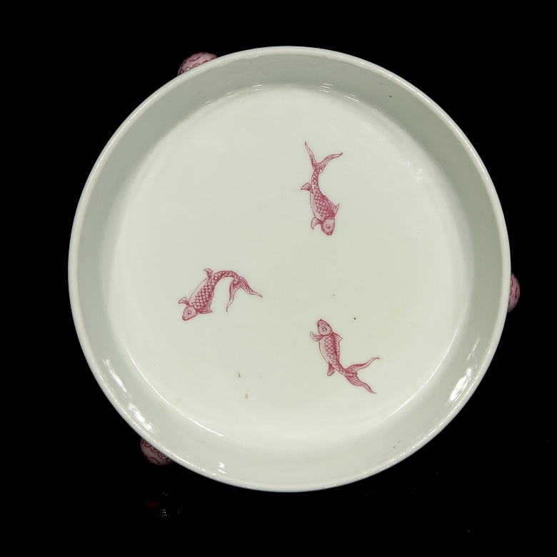 Recipiente de porcelana esmaltada