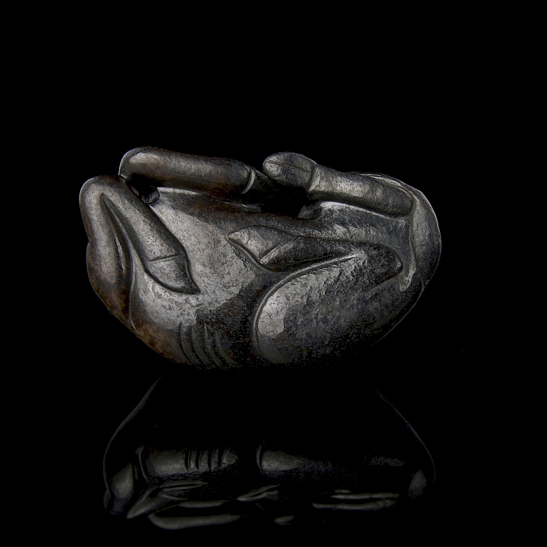 Figura de jade tallado 