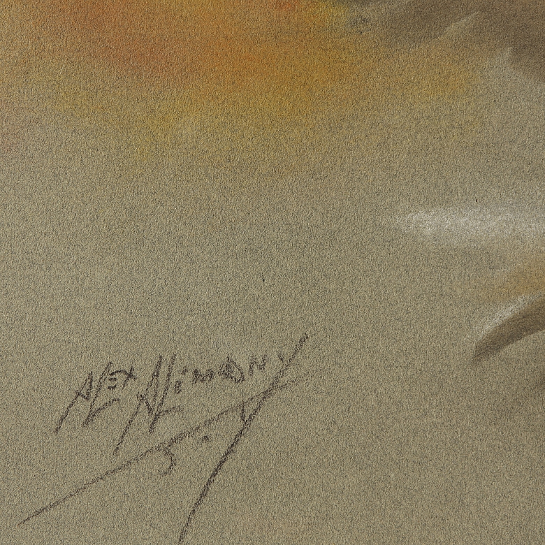 亚历克斯·阿莱马尼（1943–2021）《鸽子》 - 3