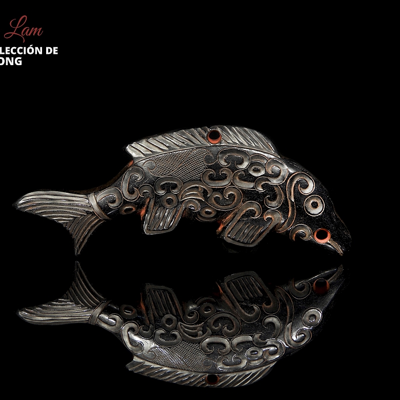 Colgante de ágata negra 