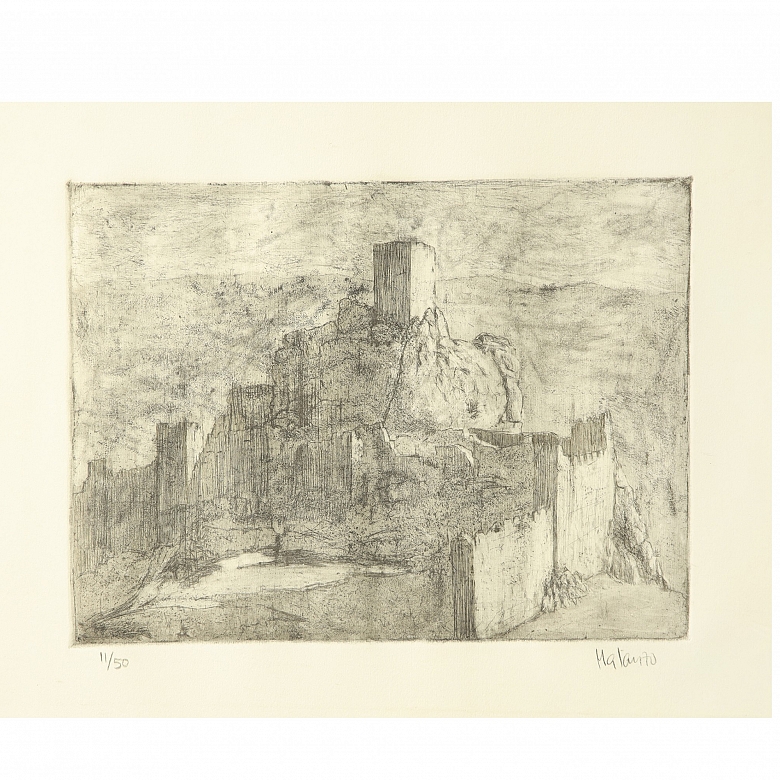 Matanzo (20th century) ‘Wall on the hill’