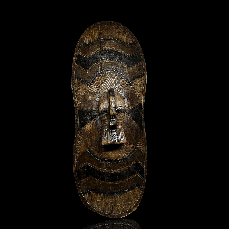 Escudo ceremonial, cultura Songye, R.D. del Congo, s.XX