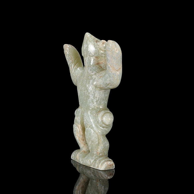 Figura de jade tallado