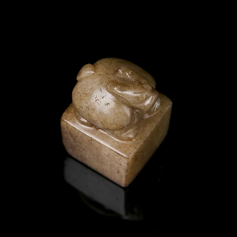 Jade seal ‘Xuanwu Dragon Turtle’, Qing dynasty