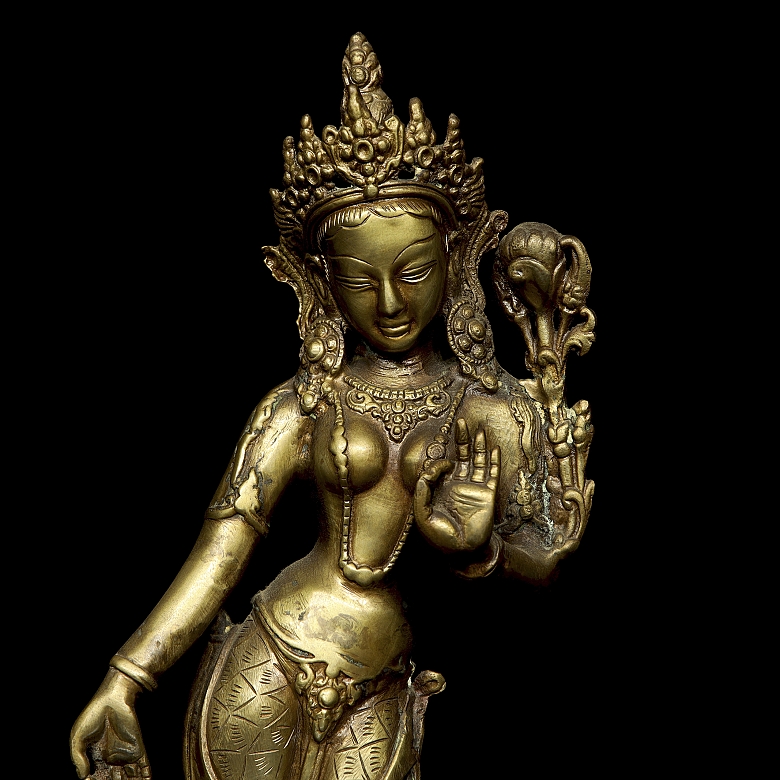 Gilt bronze figure 