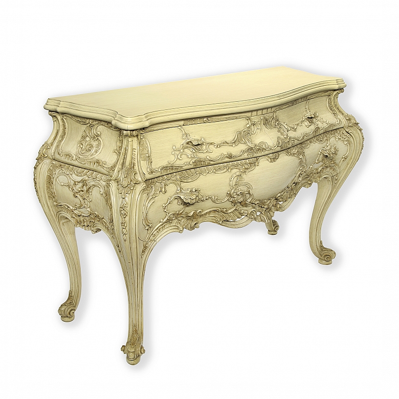 Console carved wood, Louis XV style, 20th century - 1