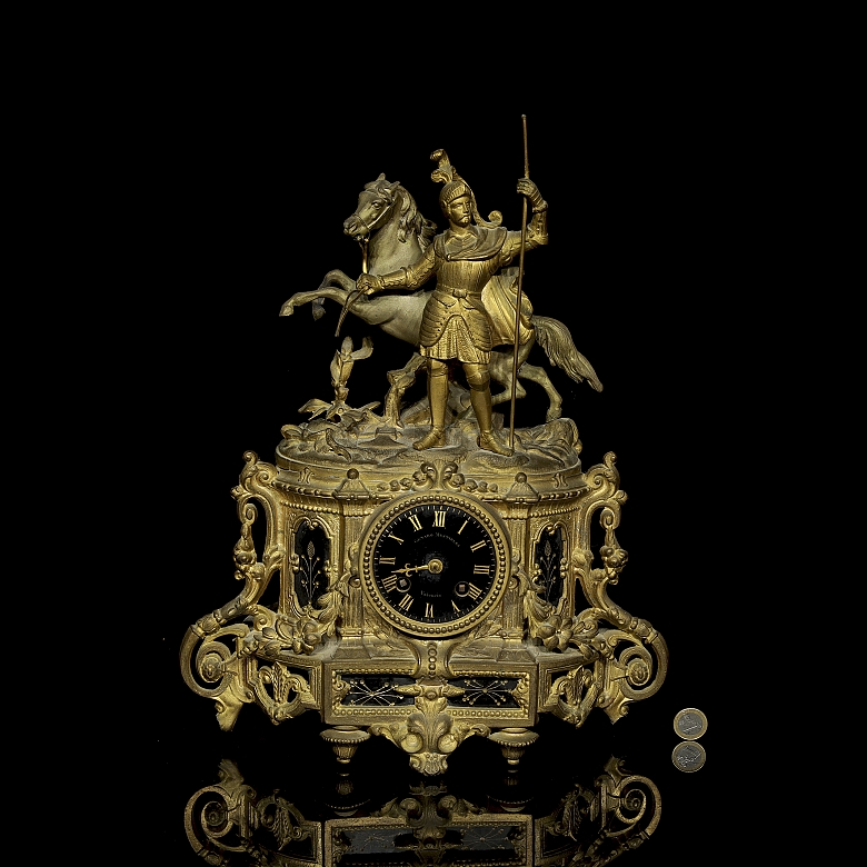 Reloj de sobremesa estilo Napoleón III, Samuel Marti et Cie., c. 1870–1880